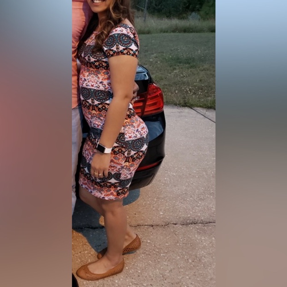 Open upper back dress